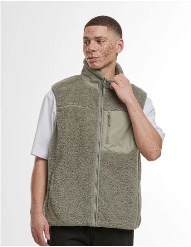 BUI-BY407-Bonded Sherpa Vest
